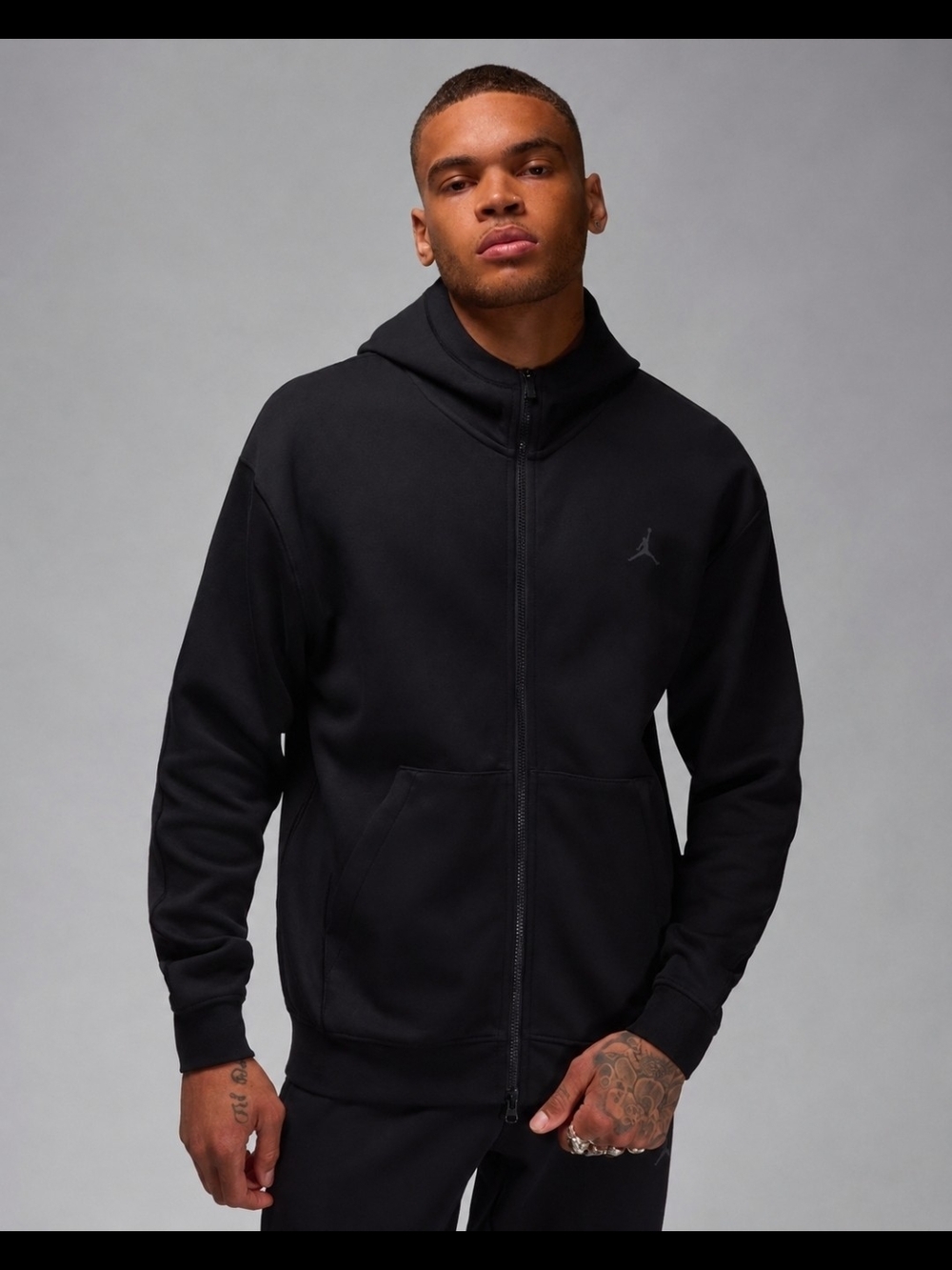 Jordan Sport Hoop Fleece Dri-FIT Full-Zip Hoodie | Men's 2XL | Black | FV8602-01